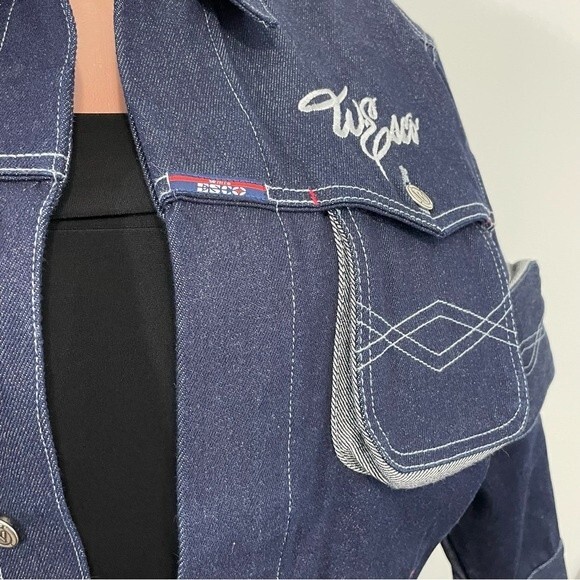 NEW Willie Esco Denim Streetwear Jean Jacket Size SMALL - Picture 6 of 16